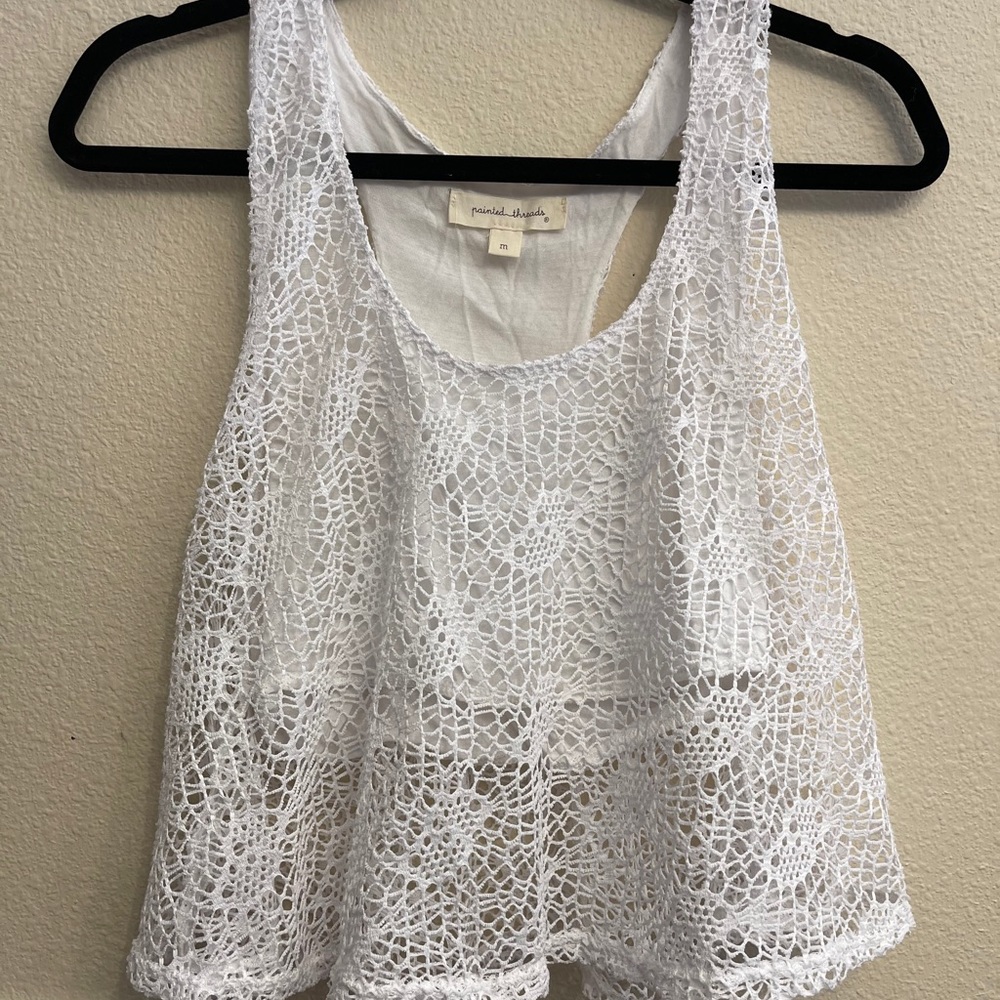 Flowy Crochet Crop Top